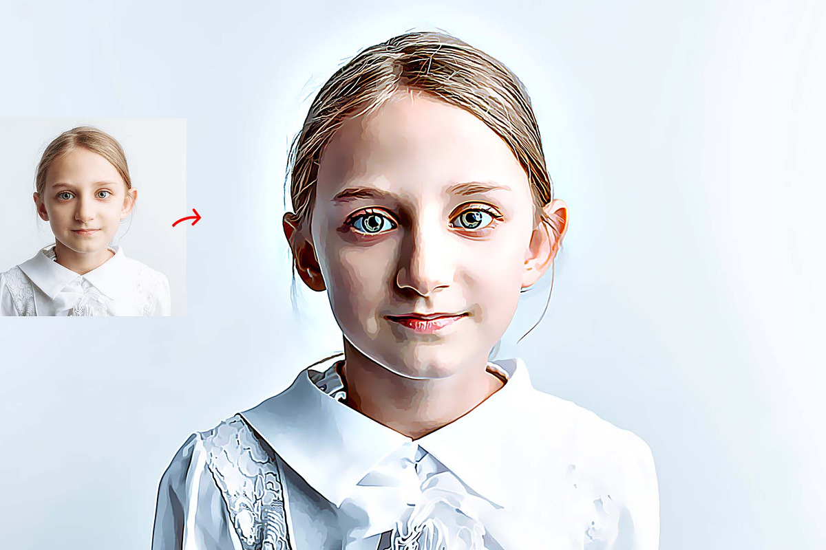 Modern Painting Photoshop Action, an Action Add-On by MRI STUDIO (Photo 8 of 8)