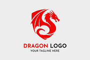 Dragon Powerful Emblem Logo Design, a Branding & Logo Template by Megafox Studio (Thumbnail 2 of 2)