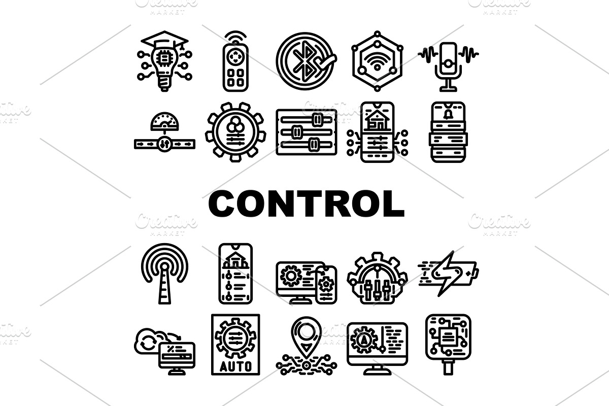 modern technology control product, a Technology Illustration by pikepicture