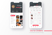 Sushi Restaurant App Mobile UI Kits, an UI Kit Template by Artmeesri (Thumbnail 6 of 8)