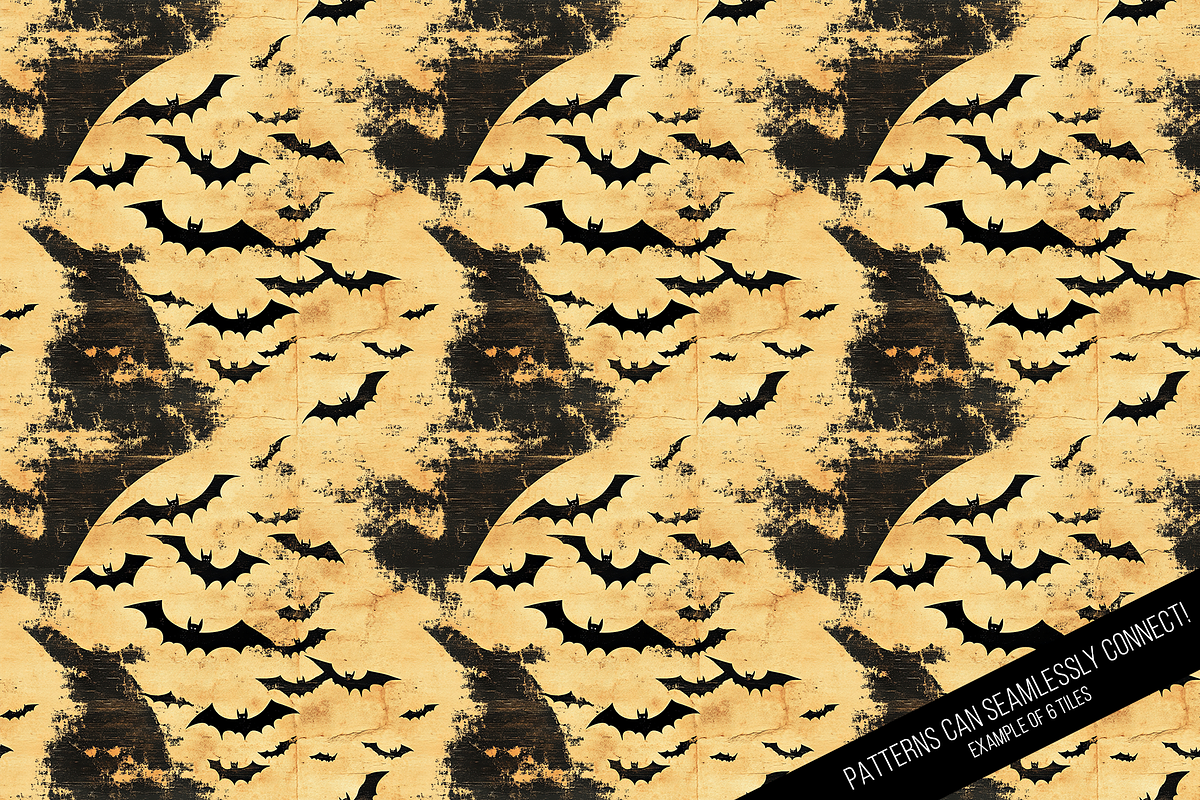 Vintage Halloween Digital Paper, a Pattern Graphic by Chromolume Studio (Photo 7 of 28)