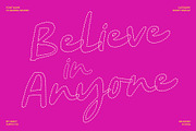 CS Sandra Dashed, a Script Font by Craft Supply Co. (Thumbnail 2 of 8)