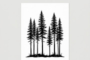 Majestic Pine Trees SVG, a Finance Illustration by Amazin_art (Thumbnail 4 of 32)