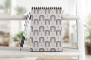 Watercolor Black Rainbows Patterns, a Pattern Graphic by MayaNavits (Thumbnail 10 of 11)