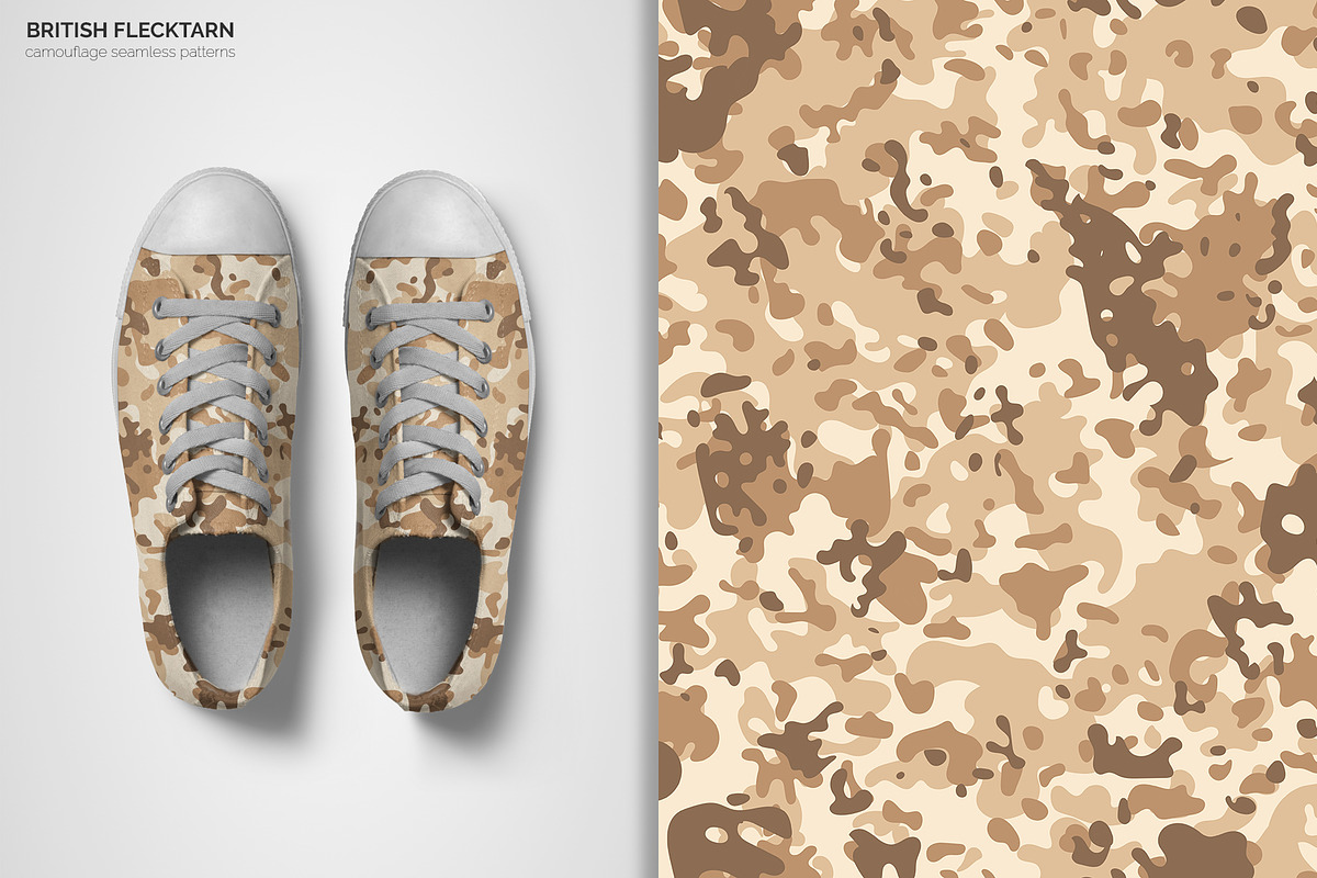 British Flecktarn Camouflage Pattern, a Pattern Graphic by 3Y_Design (Photo 5 of 6)