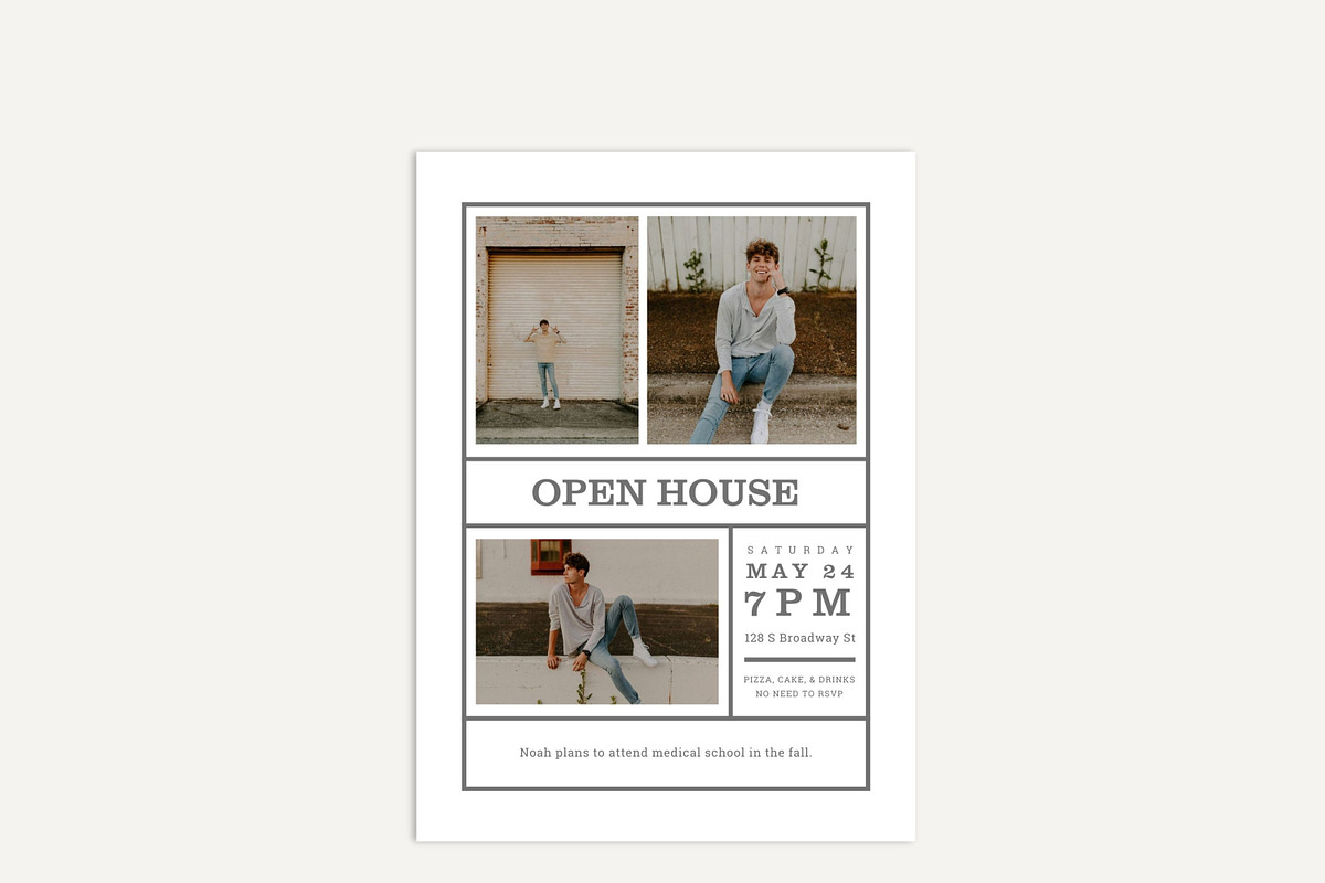 Graduation Announcement Template -FL, an Invitation Template by Laurie Cosgrove Design (Photo 5 of 7)