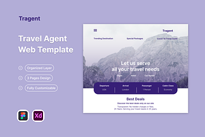 Tragent - Travel Agent UI Kit