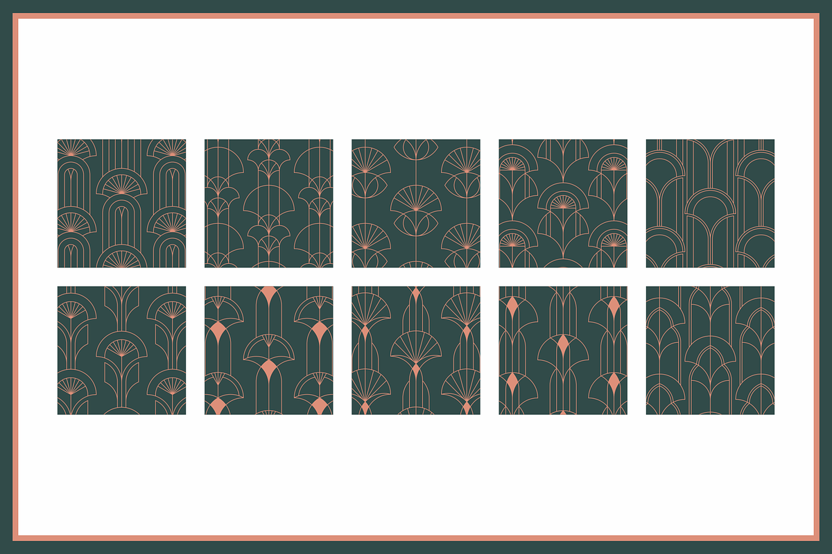 40% OFF | All Fish Scale Art Deco, a Pattern Graphic by Firowerk (Photo 12 of 13)