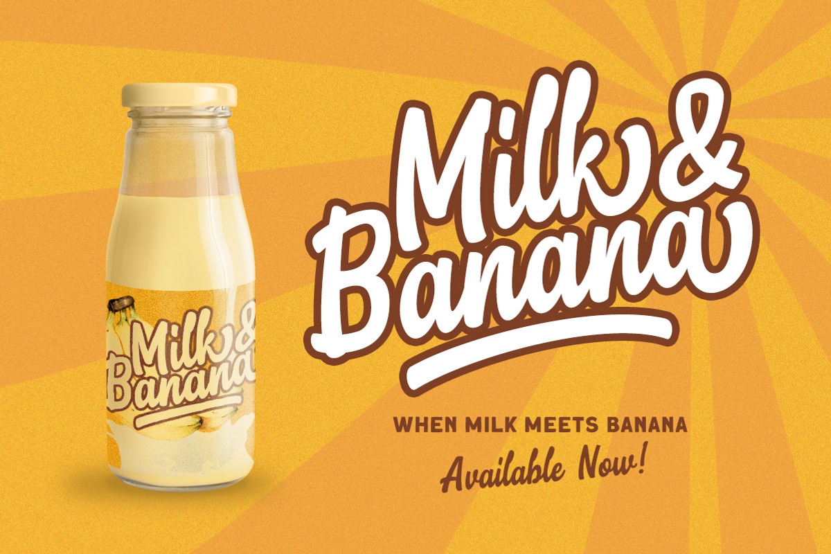 The Stumble - Retro Bold Script, a Script Font by Letterhend Studio (Photo 3 of 9)
