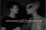 Motion Blurry Grain Action, an Action Add-On by B/B STUDIO (Thumbnail 1 of 10)
