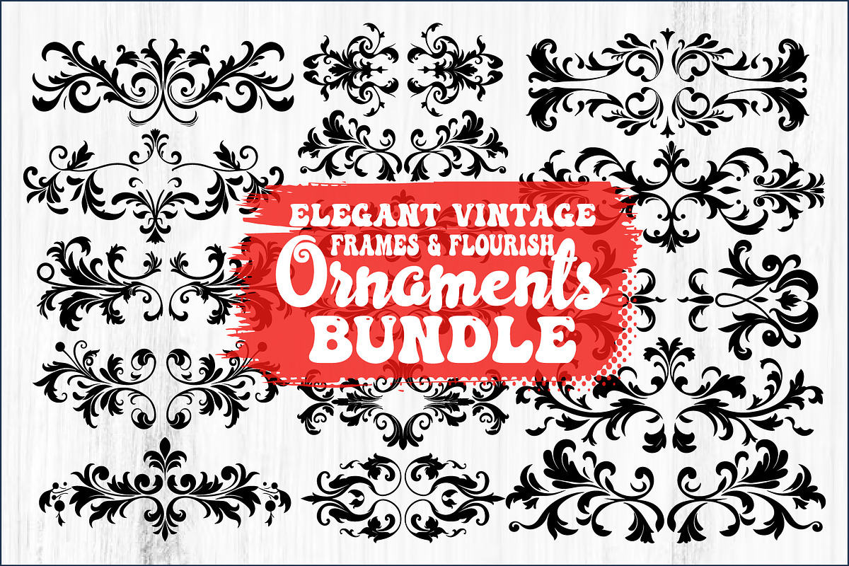 Elegant Vintage Frames Ornament, a Graphic by BIPLOB EXPERT (Photo 1 of 16)