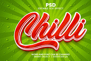 Chilli 3d Editable Text Effect Style, an Action Add-On by bdrobin (Thumbnail 2 of 2)
