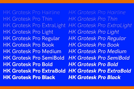 HK Grotesk Pro