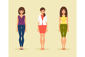 Different Sets Of Clothes Vector