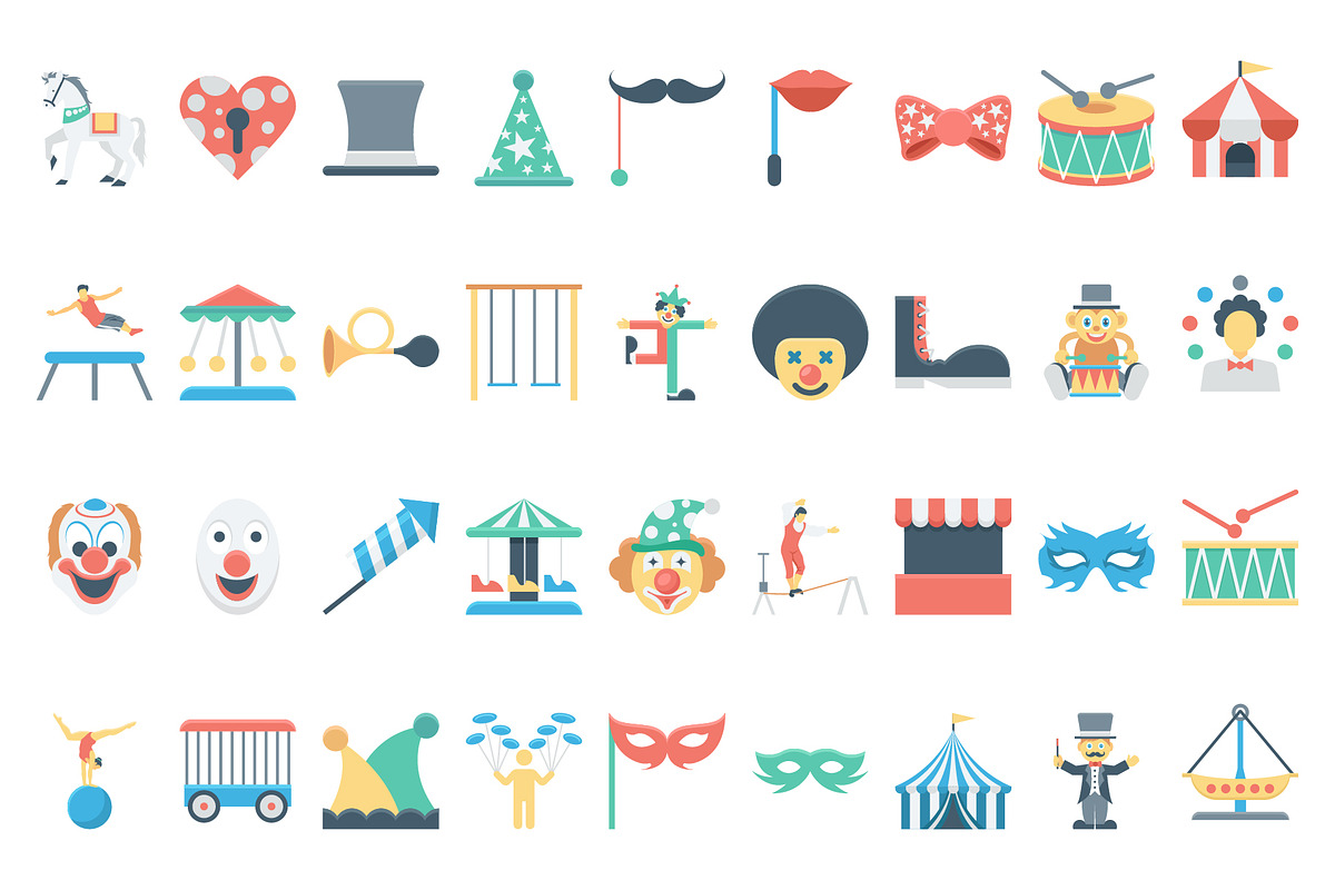 Circus Icon Collection, an Icon by Vector Portal (Photo 3 of 4)