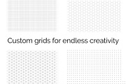 Guidelines & Grids Calligraphy Pack, a Stationery Template by ZenLettering (Thumbnail 7 of 8)