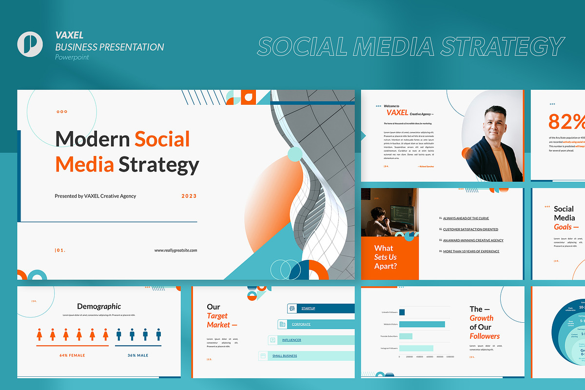 Vaxel - Modern Webinar Presentation, a Presentation Template by peterdraw (Photo 6 of 34)