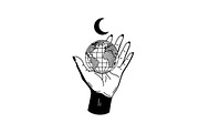 Hand Globe Silhouette Bundle, an Illustration by Designs_River (Thumbnail 4 of 31)
