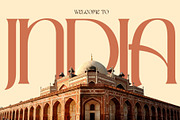Pushkar Sands - India Inspired Type, a Serif Font by HipFonts (Thumbnail 8 of 11)