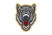 Wolf head logotype, a Branding & Logo Template by Mister Chek (Thumbnail 2 of 3)