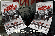 American Football Sport Flyer, a Flyer Template by regalDRAW (Thumbnail 2 of 3)