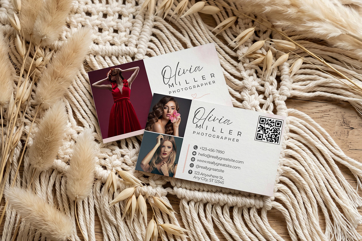 Photography Business Card Template, a Business Card Template by Arslan (Photo 2 of 7)