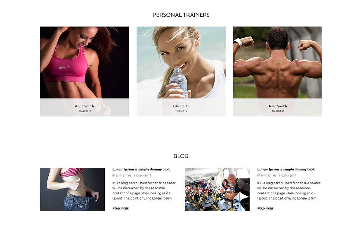 Weight Loss  One Page Theme, a HTML Template by IceTemplates (Photo 3 of 3)