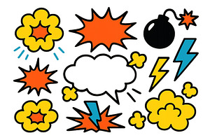 Vector illustration of explosive, an Illustration by ZinetroN