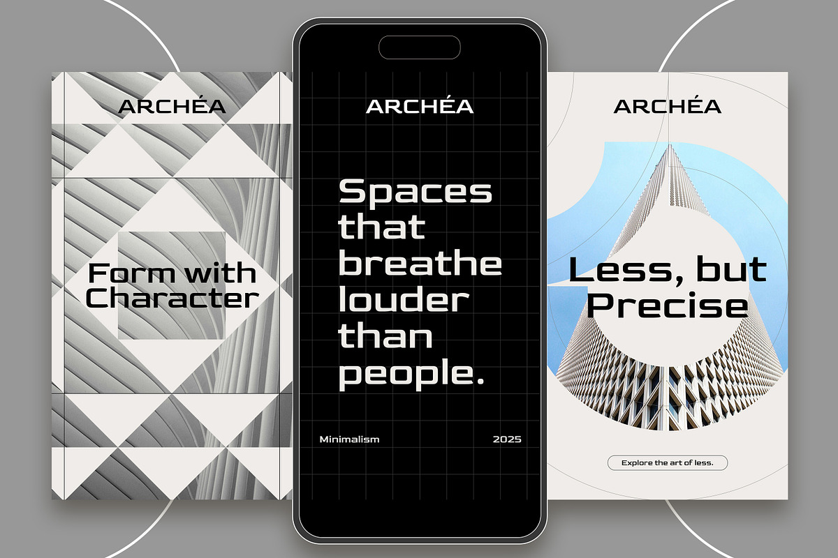 Archéa – Social Media Kit, a Social Media Template by Nenjo Studio (Photo 2 of 5)