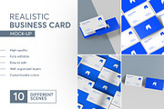 Realistic Business Card Mock-up, a Print Template by Propex (Thumbnail 1 of 10)