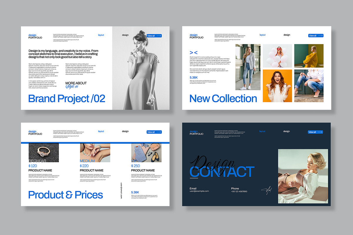 Design Portfolio Presentation, a Presentation Template by MightyDesign (Photo 5 of 8)