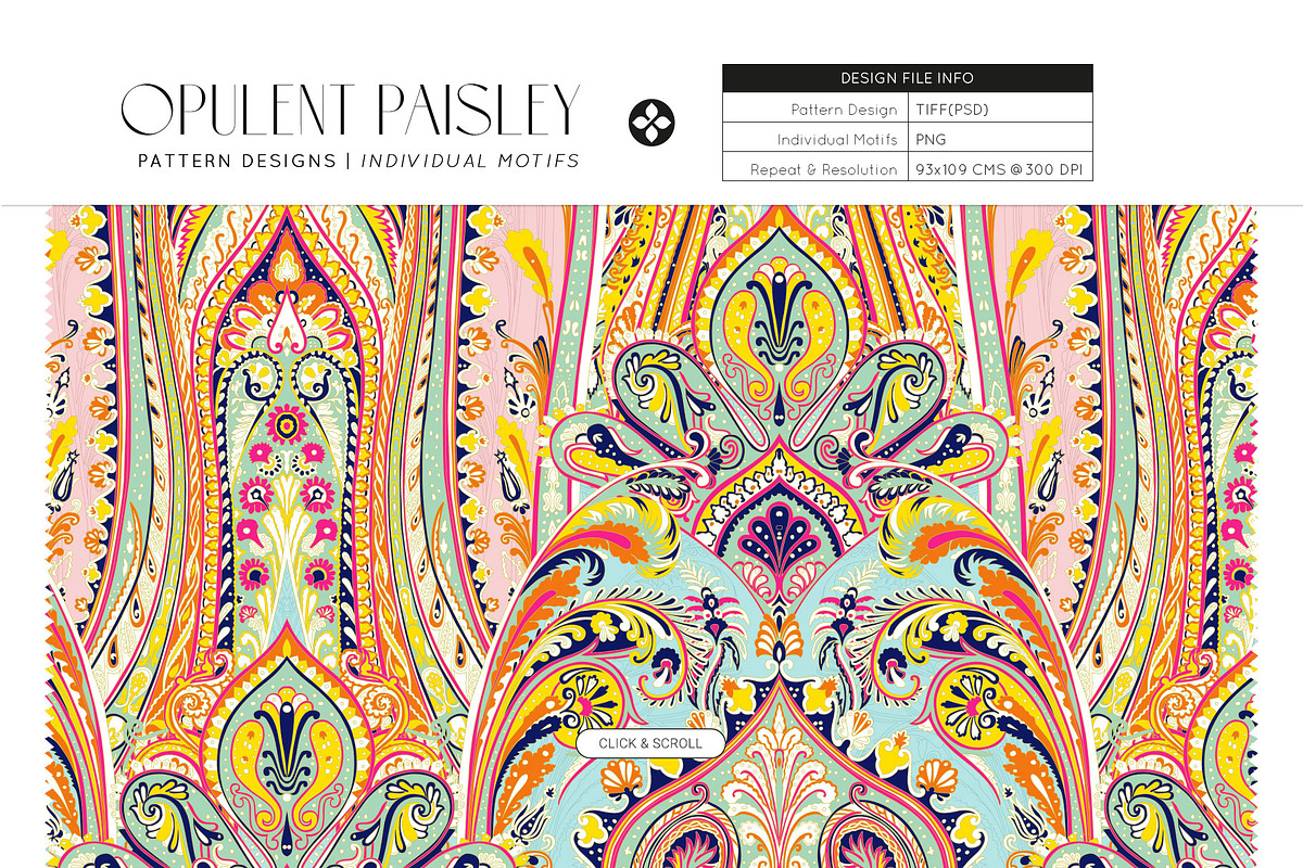 Opulent Paisley, Luxurious Print!, a Pattern Graphic by TSTUDIO (Photo 2 of 12)