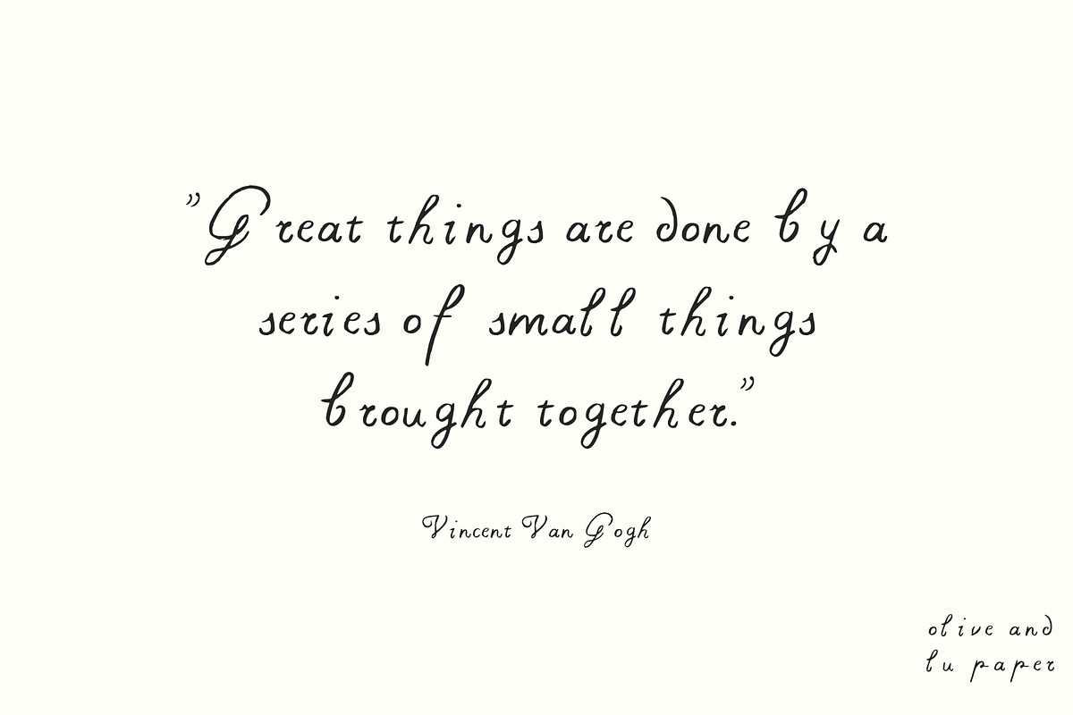 Elegant Serif Font, a Serif Font by Olive & Lu Paper (Photo 2 of 2)