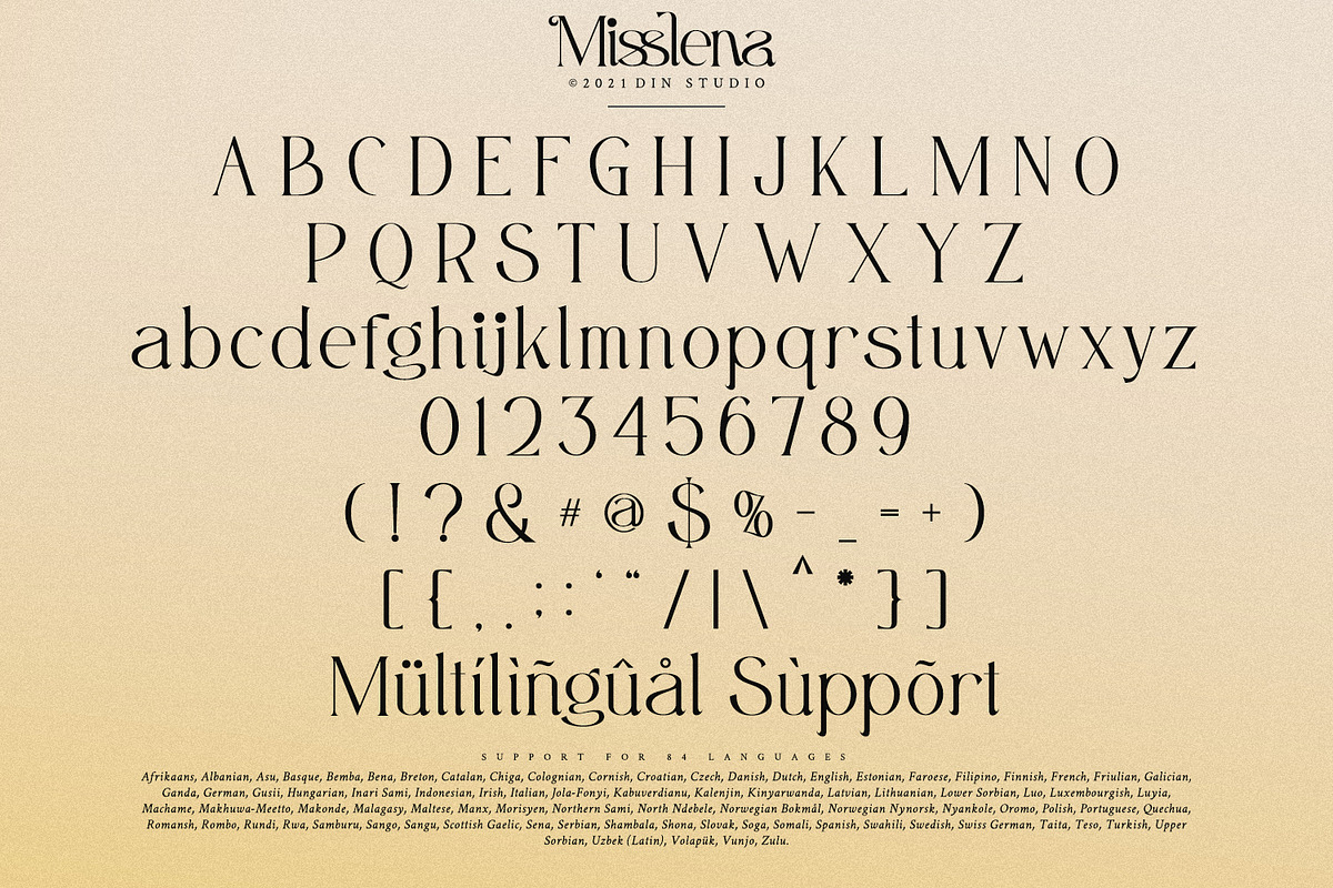 Misslena, a Serif Font by din-studio.com (Photo 8 of 10)