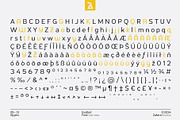 Exalted - Geometric sans serif, a Sans Serif Font by Zafara Studios (Thumbnail 5 of 12)