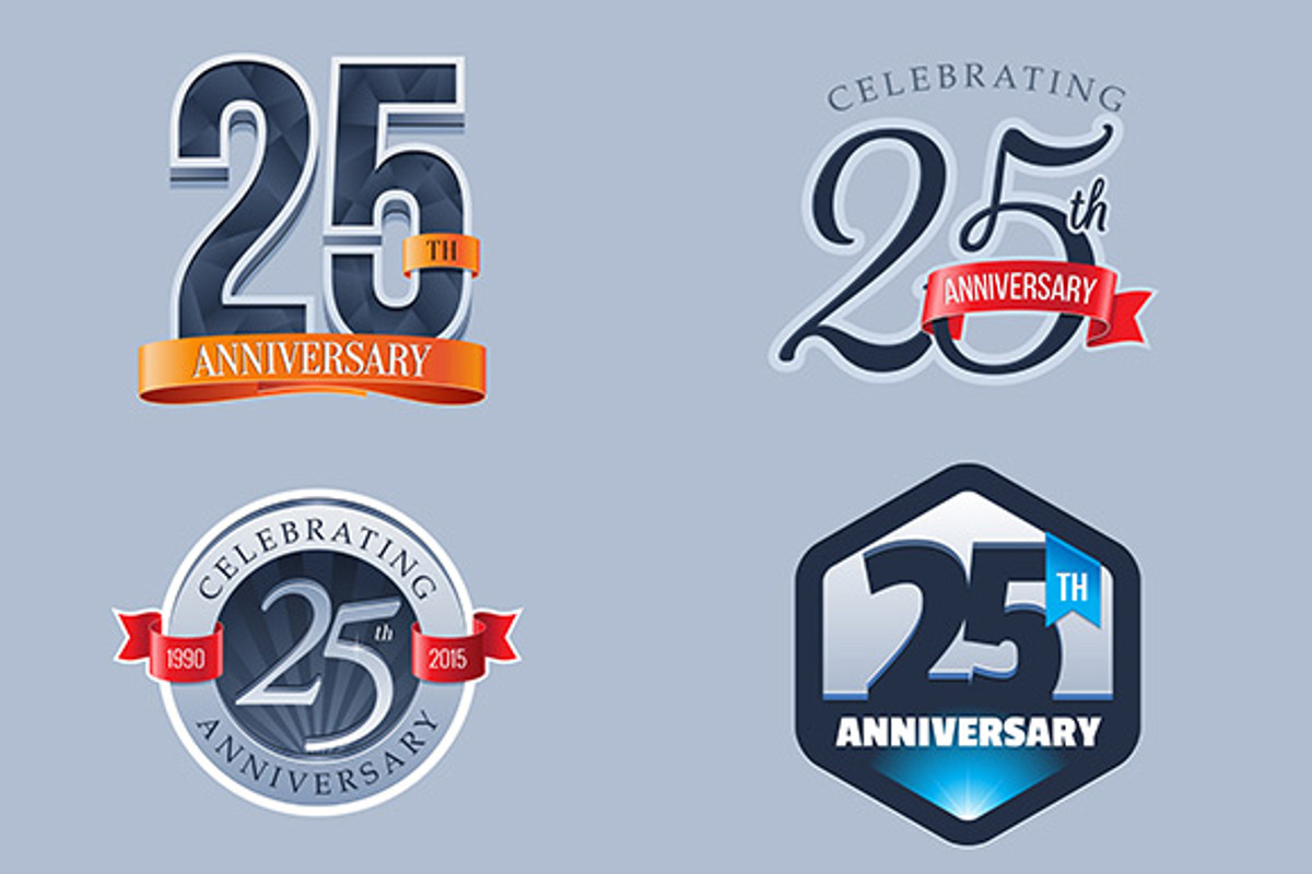 25th Anniversary Logo, an Illustration by Shurik76