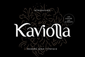 Kaviolla Modern Serif Font