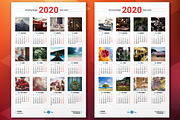Calendar Poster 2020, a Stationery Template by AntartStock (Thumbnail 3 of 4)