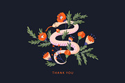 Snake Illustration & pattern bundle, an Animal Illustration by Red Ink (Thumbnail 9 of 9)