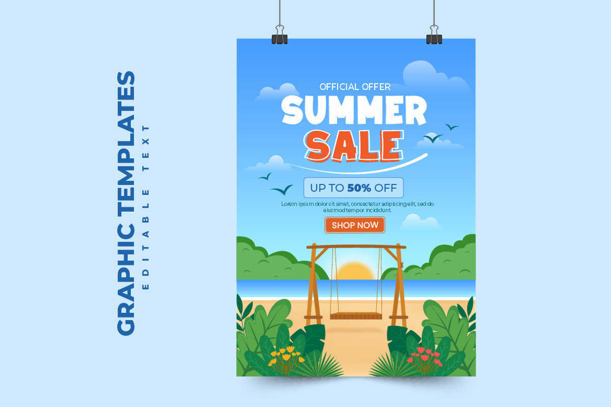 Summer Set Graphic Design V26, a Flyer Template by twinstd (Photo 2 of 6)