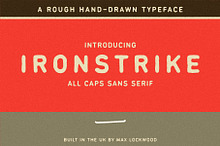 Ironstrike | Hand Drawn Sans Serif