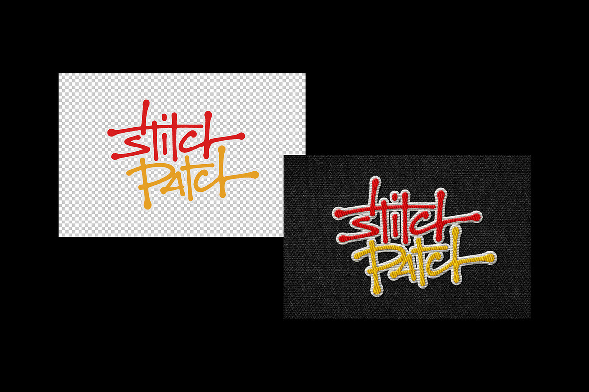 Embroidery Patch Mockup, a Merchandise Mockup by Design Squad (Photo 3 of 4)