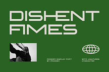 Dishent Fimes - Extended Typeface