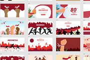 Indonesia 17 august background set, an Object Illustration by foxndeer (Thumbnail 3 of 3)