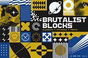 Brutalist Blocks Vector Pack, a Decorative Illustration by Vecster (Thumbnail 1 of 16)