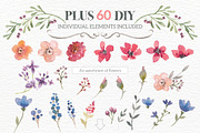 Watercolour Wreath Creator, an Illustration by Lisa Glanz (Thumbnail 4 of 6)