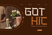 Nerog Gothic - Blackletter Logo Font, a Blackletter Font by Nirmana Visual (Thumbnail 2 of 10)