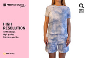 Shorts and T-Shirt Mockup, a Bottom Mockup by Freeman Studio (Thumbnail 6 of 16)