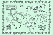 Spring Hike Illustrations, a Seasonal Illustration by AJ Doodles (Thumbnail 2 of 16)
