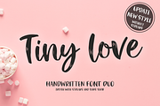 Tiny Love # Update! New Style!, a Script Font by Larin Type Co. (Thumbnail 1 of 8)
